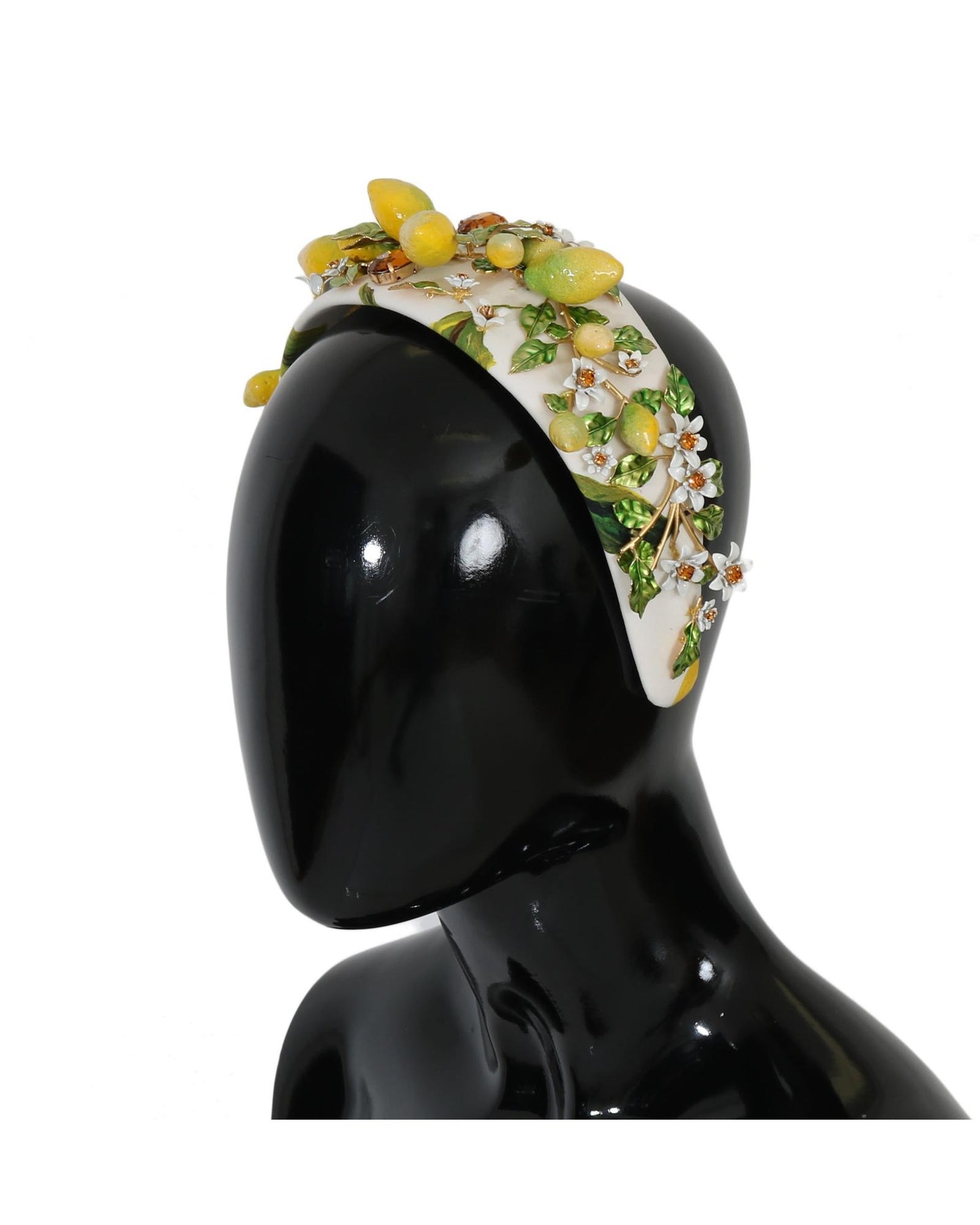 Dolce & Gabbana Lemon Sicily Crystal Headband One Size Women