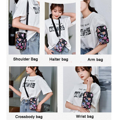Animal Park Mini Crossbody Phone Wallet With Arm Band - Scenery