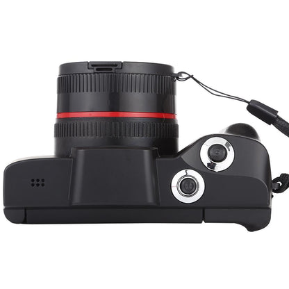 Hd 720p Recording Flip Screen Digital Camera with Interchangeable Lens and Infrared Lens - Black
