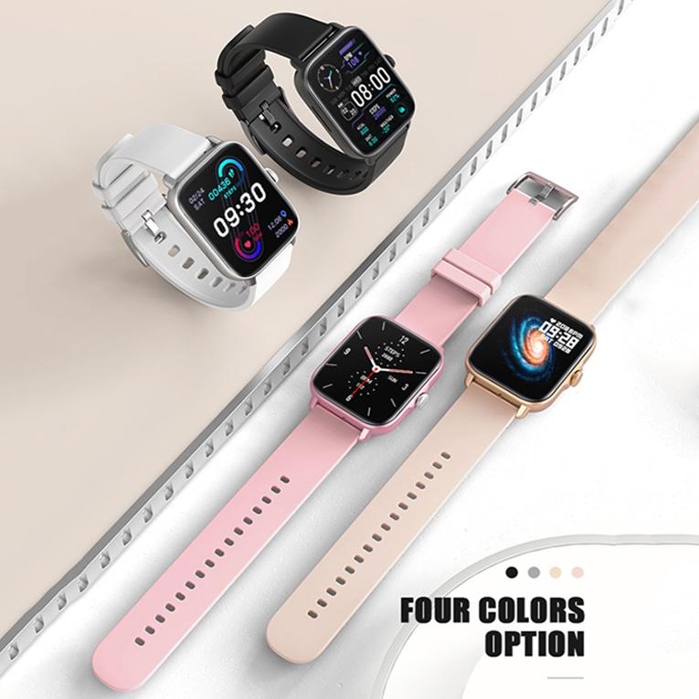 Smart Bluetooth Watch With Heart Rate Monitor Silver Gray