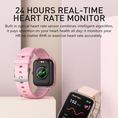 Smart Bluetooth Watch With Heart Rate Monitor Silver Gray
