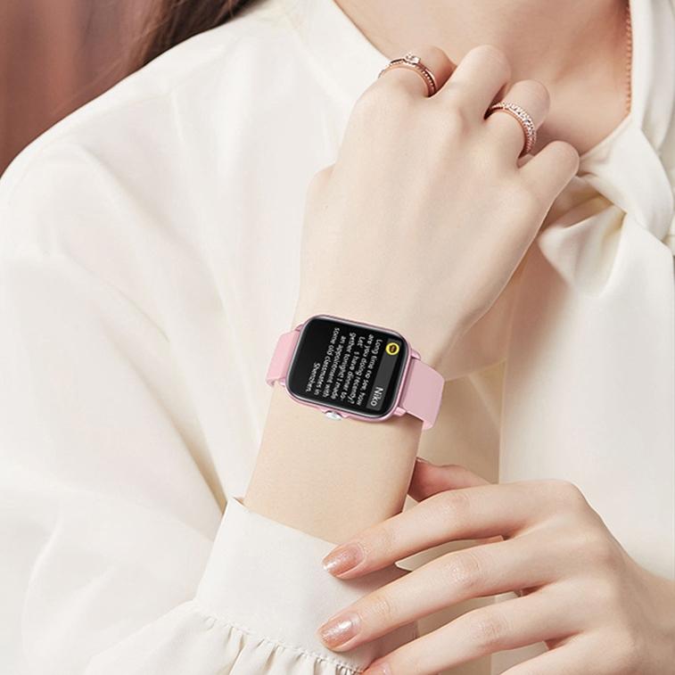 Smart Bluetooth Watch With Heart Rate Monitor Silver Gray