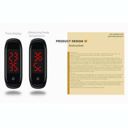 Temperature Bracelet - 30-45 C Range Smart Design