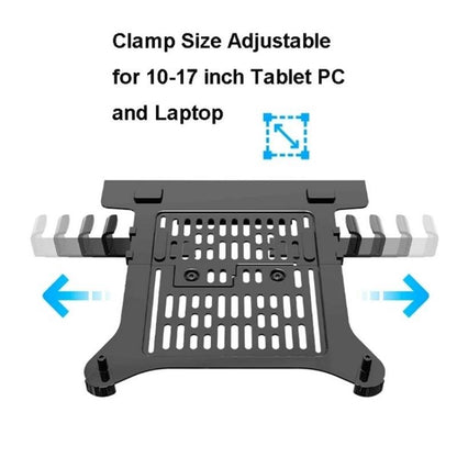 Full Motion Gas Spring Arm for 10-17 Inch Desktop / Laptop