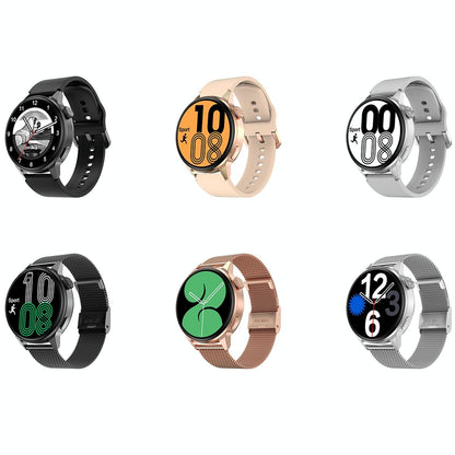 1.36 Inch Hd Screen Nfc Smart Call Watch Gold Steel