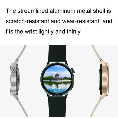1.36 Inch Hd Screen Nfc Smart Call Watch Gold Steel
