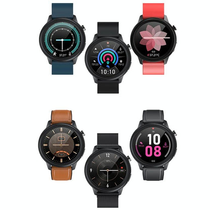1.3 Inch Heart Rate Smart Watch Brown Leather