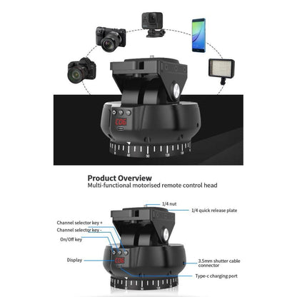 Electric Dual-shaft Gimbal for Live Control