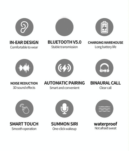 Bluetooth Headset Bracelet With Hr / Bp Monitoring & Temp. Measurement - Blue