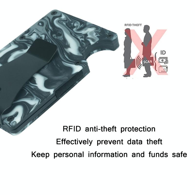 Rfid Blocking Card Holder - Ultra Thin - Green