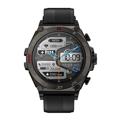 1.53 Inch Ip67 Bt5.0 Sport Smart Watch With Earbuds Support Bluetooth Call / Sleep / Blood Oxygen / Heart Rate / Blood Pressure Health Monitor - Black