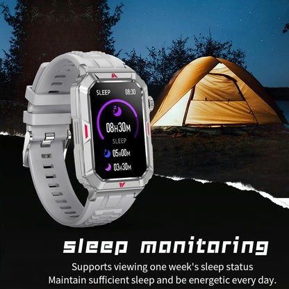 Smart Bracelet With Sleep Detection And Silicone Strap - Bt5.2 - Black
