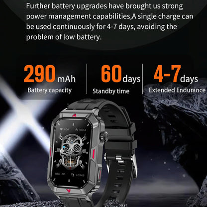 Smart Bracelet With Sleep Detection And Silicone Strap - Bt5.2 - Black