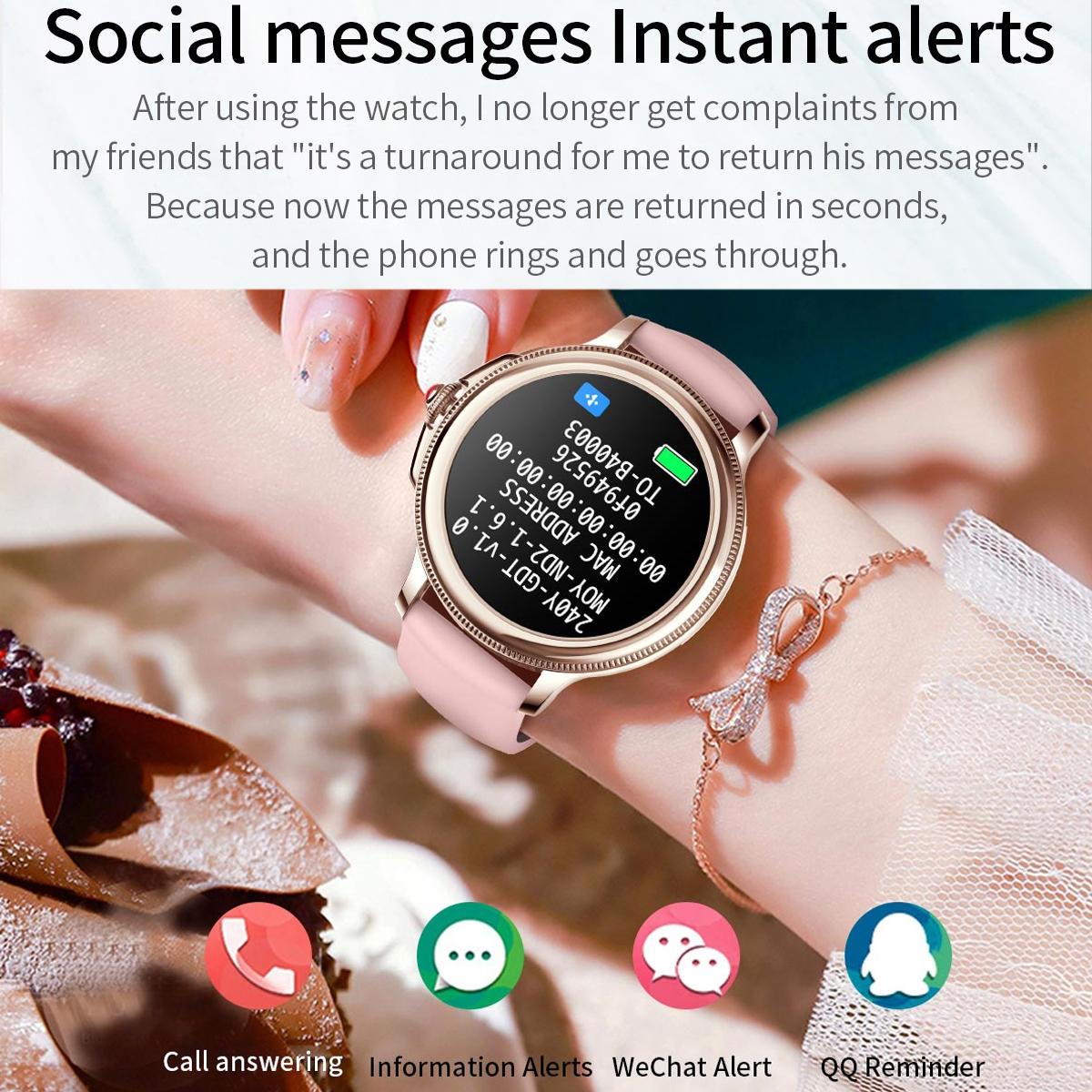 Smart Wristband With Waterproof Heart Rate And Blood Pressure Monitoring - Black