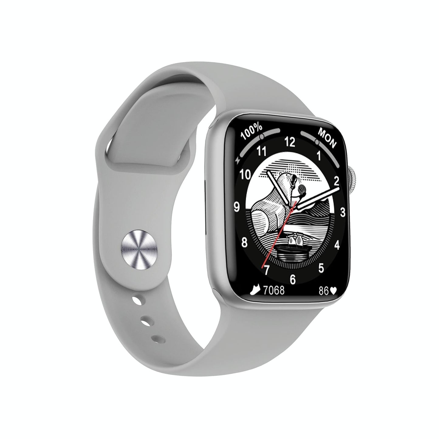 1.9 Inch Tft Screen Smart Watch Support Bluetooth Call / Menstrual Cycle Reminder - Grey