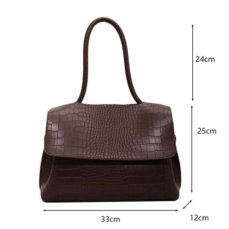 Stylish Winter Crossbody Tote For Women - Black