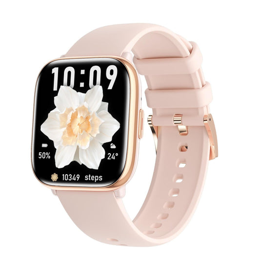 Waterproof Smart Watch With Blood Oxygen Monitoring - Ip68 - Pink