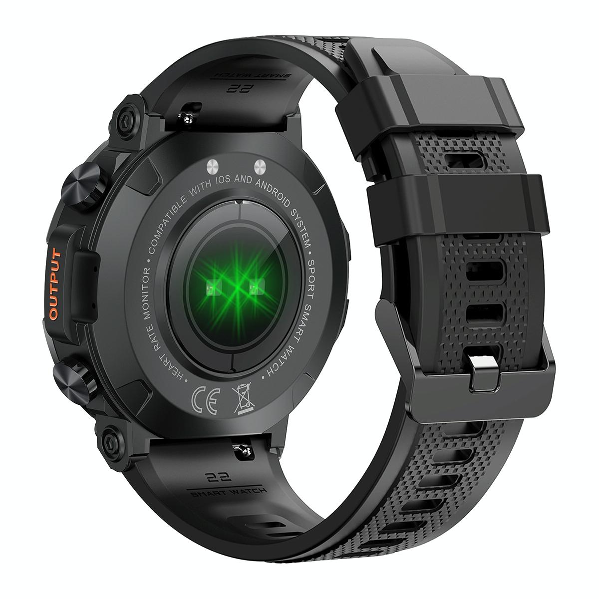 Smart Heart Rate And Blood Pressure Wristband - Monitor - Black