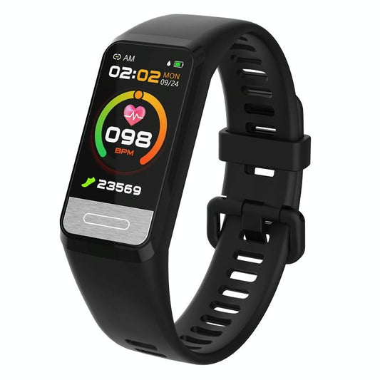 Smart Bracelet With Blood Oxygen Monitoring And Tft Hd Screen - Black