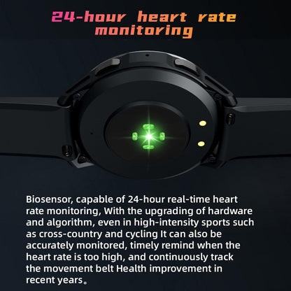 1.32 Inch Tft Screen Smart Watch Support Bluetooth Call & Alipay - Black