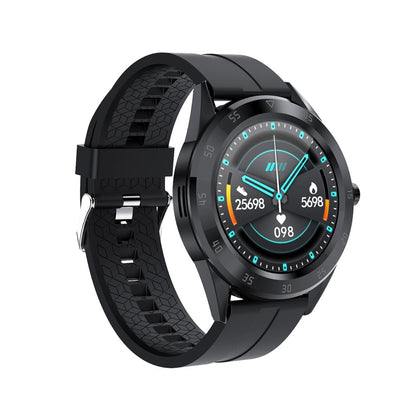 Waterproof Smart Watch With Heart Rate And Sleep Monitoring - Ip68 - Black