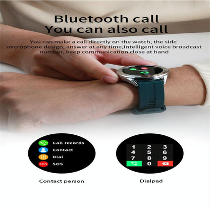 Waterproof Smart Watch With Heart Rate And Sleep Monitoring - Ip68 - Black