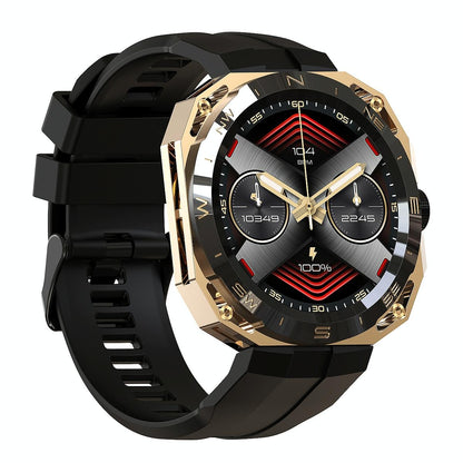 Smart Watch With Heart And Blood Monitoring Colour Screen - Black