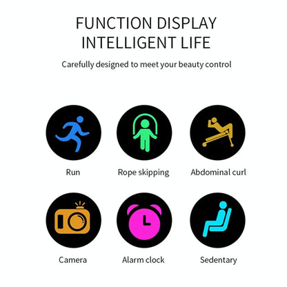 Smart Bracelet With Heart Rate Pedometer And Sleep Monitor - Blue