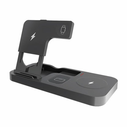 15W 4 In 1 Wireless Phone Charger Black