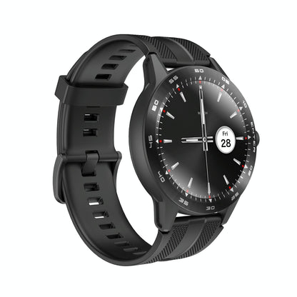 1.3 Inch Tft Smart Watch Sleep Heart Oxygen Monitoring 5Atm Waterproof Black