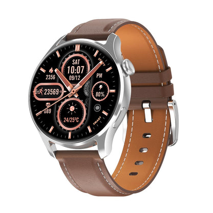 1.32 Inch Heart Rate Monitoring Smart Watch With Payment Function - Black Steel