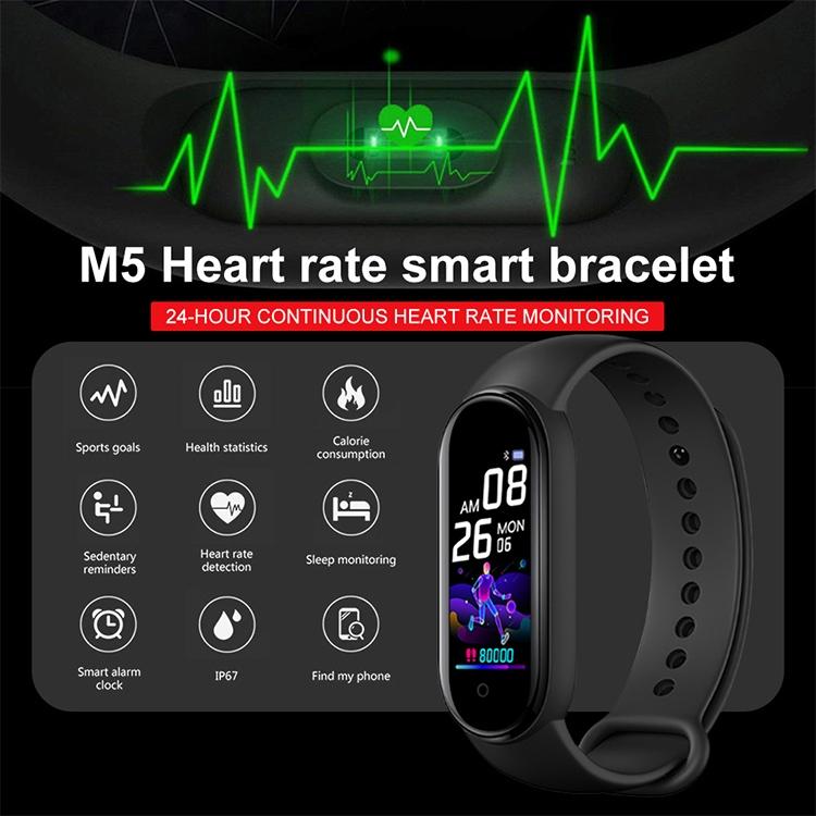 Smart Bracelet With Waterproof Design And Health Monitoring