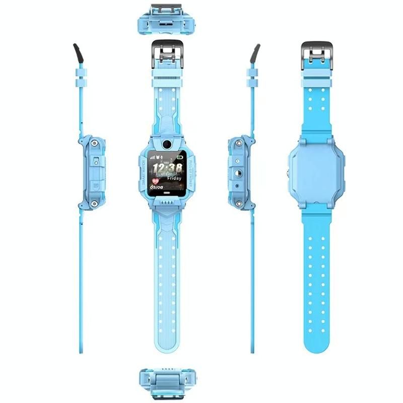 1.44 Inch 360-Degree Rotating Positioning Camera Smart Waterproof Children Calling Watch - Purple