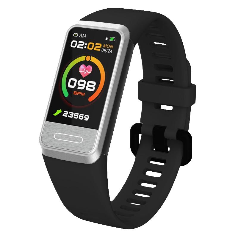 Smart Blood Glucose Sleep Tracker - Tft Hd Display - Blue