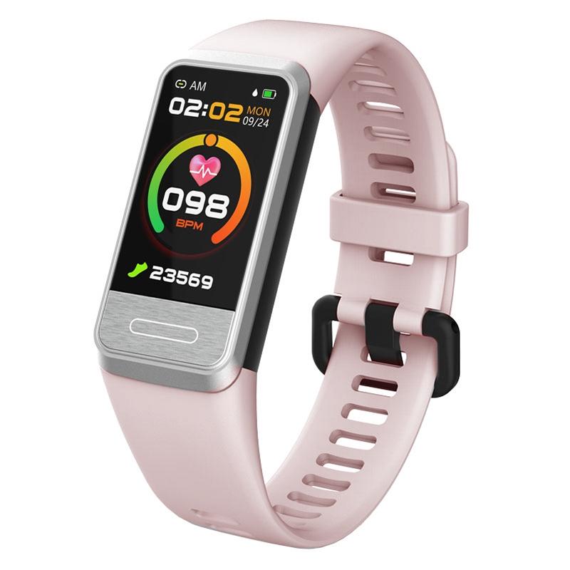 Smart Blood Glucose Sleep Tracker - Tft Hd Display - Blue