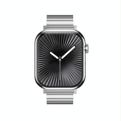 2.04 Inch Colour Screen Smart Watch Steel Strap Support Bluetooth Call - Gold