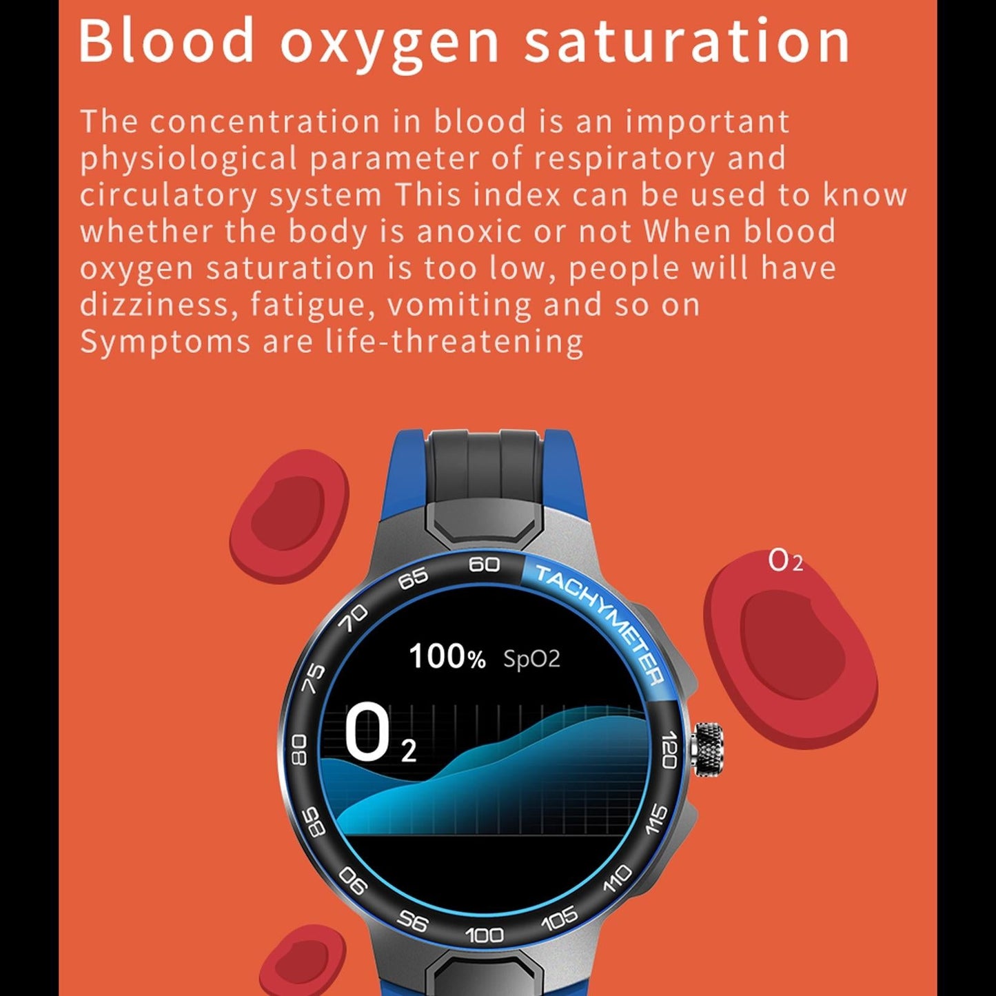 Waterproof Smart Wristband With Menstrual Cycle Reminder And Heart Rate Monitor - Red