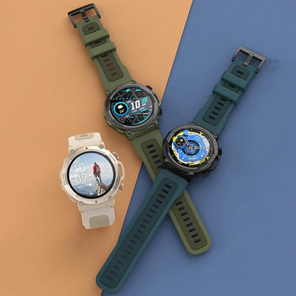 Waterproof Smart Watch With Heart Rate & Sleep Monitoring - Blue