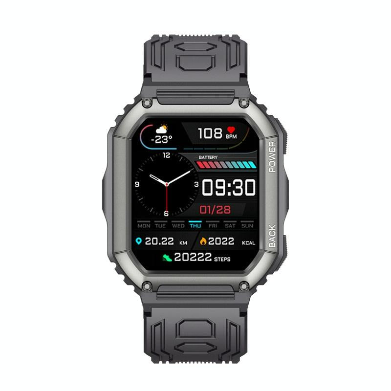 1.8 Inch Heart Rate Blood Pressure Monitoring Smart Calling Watch - Green