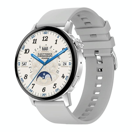 Mini Silicone Smart Watch With Colour Screen - Dt3 - Silver