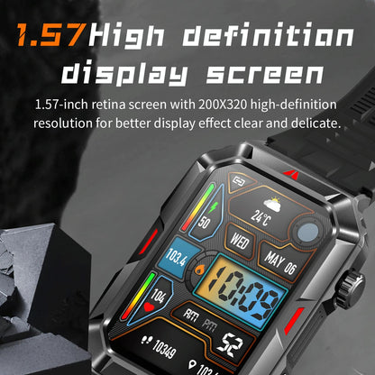 Smart Bracelet With Sleep Detection And Silicone Strap - Bt5.2 - Camo Black