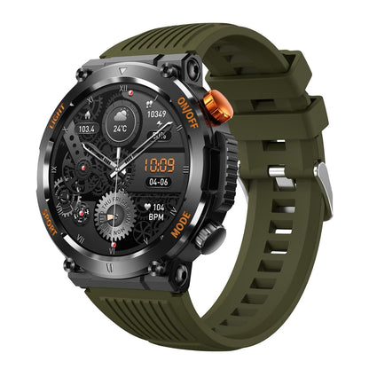1.46 Inch Round Screen Bluetooth Smart Watch Support Health Monitoring & 100+ Sports Modes - Black