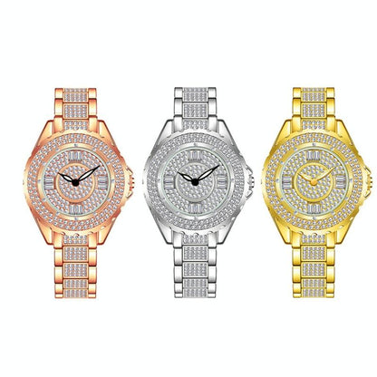 Full Diamond Women Watch - Niche Collection - Silver