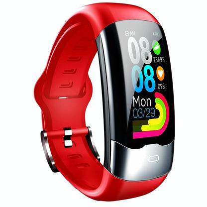 Smart Bracelet With Heart Rate And Blood Glucose Monitoring - Tft Hd - Blue