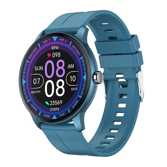 Waterproof Smart Watch With Colour Screen - Ip67 - Blue