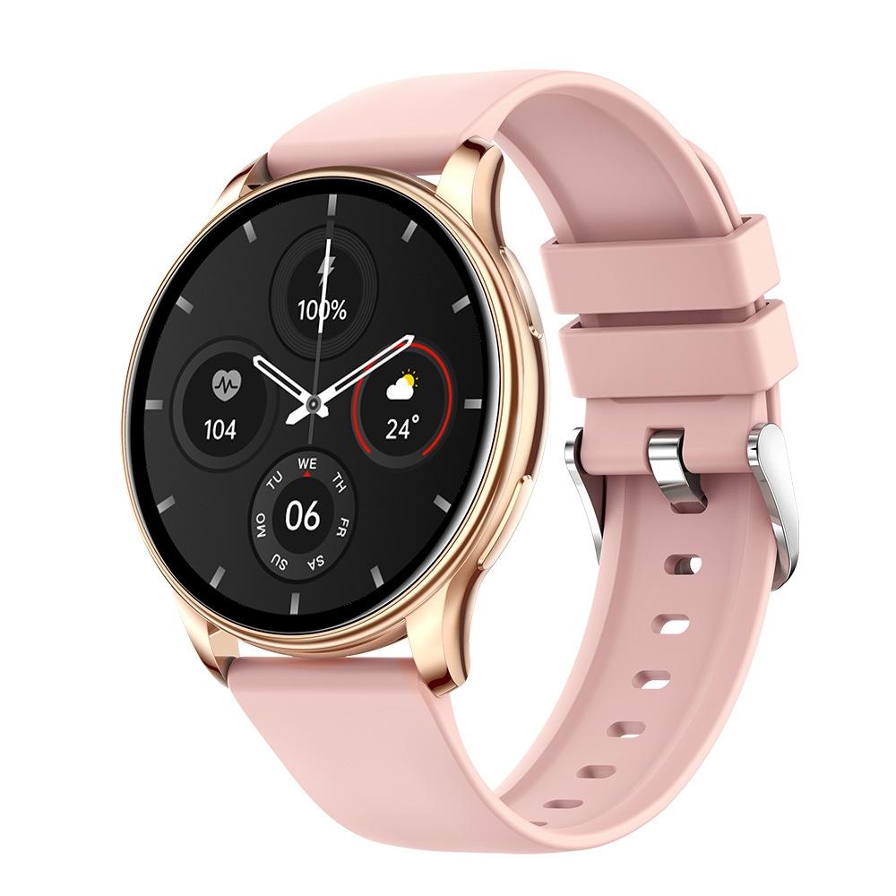 1.32 Inch Health Monitoring Smart Watch With Password Lock - Black