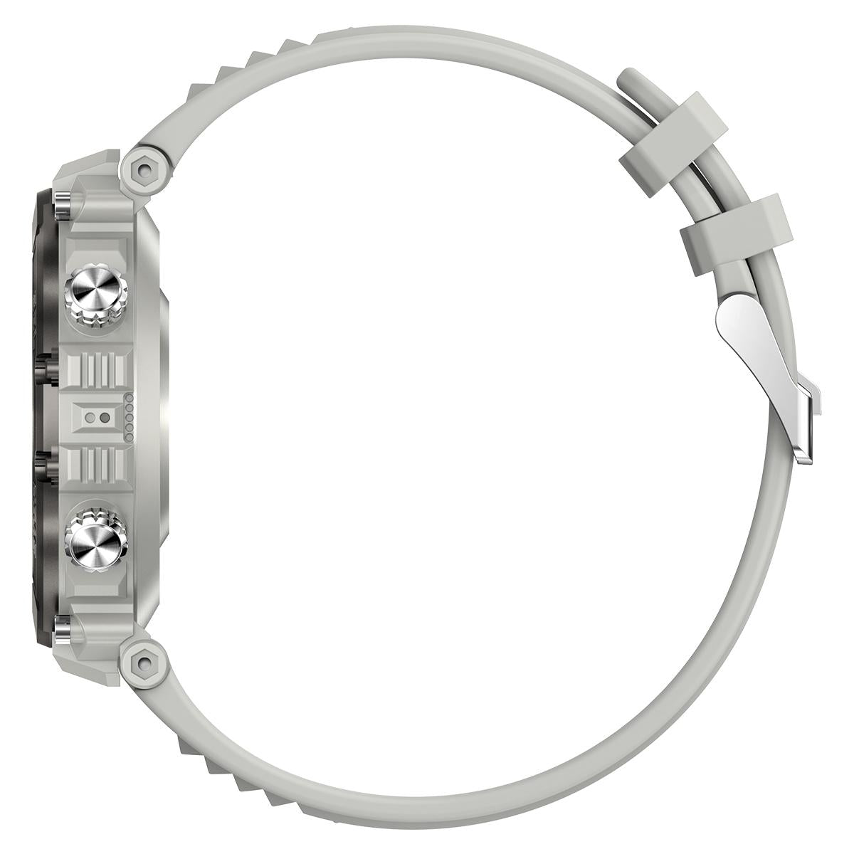 Smart Wristband With Waterproof Heart Rate And Blood Pressure Monitoring - Grey