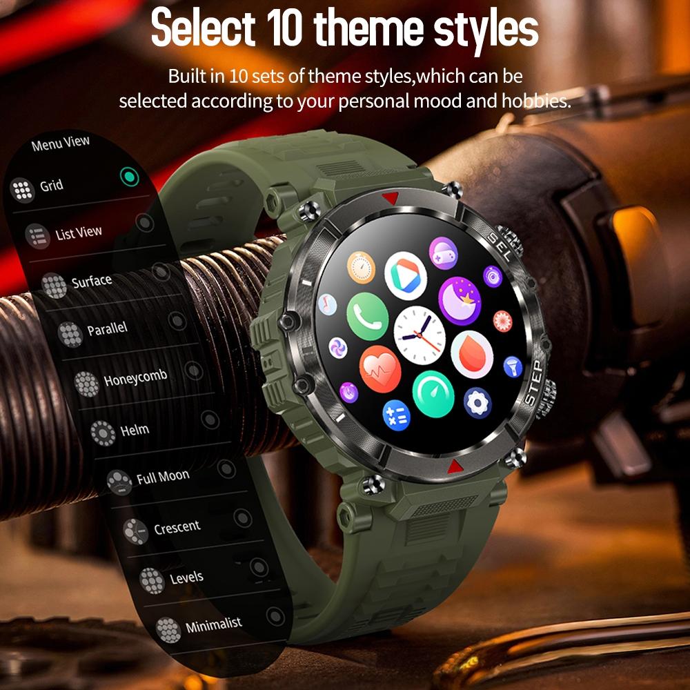 Smart Wristband With Waterproof Heart Rate And Blood Pressure Monitoring - Grey