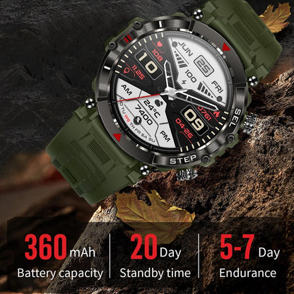 Smart Wristband With Waterproof Heart Rate And Blood Pressure Monitoring - Grey