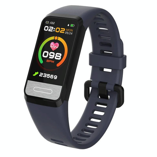 Smart Bracelet With Blood Oxygen Monitoring And Tft Hd Screen - Blue